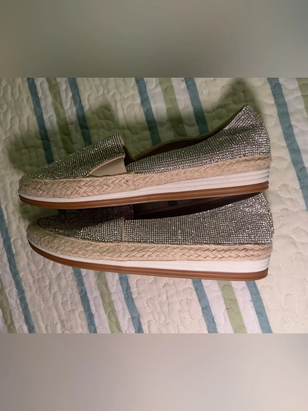 Anne Klein sparkling silver